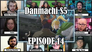 DANMACHI Season 5 Episode 14 Reaction Mashup [upl. by Maibach]