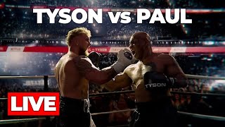 🔴JAKE PAUL VS MIKE TYSON FULL FIGHT LIVE WATCH FOR FREE [upl. by Egroeg]