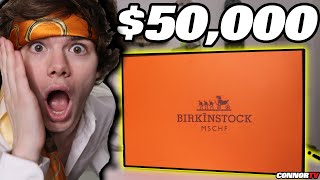 50000 Mystery Box from MSCHF  MOST EXPENSIVE Shoe Unboxing Nike Satan Shoes makers [upl. by Htezil]