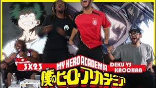 DEKU VS KACCHAN My Hero Academia 3x23 REACTIONREVIEW [upl. by Kane]