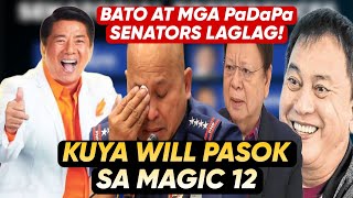 BATO MARCOLETA PHILIP SALVADOR AT IBA PANG TAO NI DUTERTE LAGLAG SA PULSE ASIA SURVEY [upl. by Nnylesor]