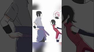 Sarada meet Sasuke past version ☺️ naruto sasuke sarada boruto edit [upl. by Salamanca]