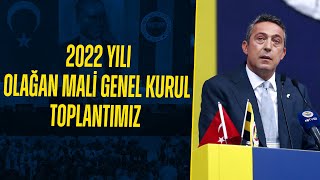 2022 Yılı Olağan Mali Genel Kurul Toplantımız [upl. by Niela]