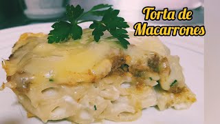 Exquisita TORTA DE MACARRONES con carne molida y queso receta colombiana fácil y rápida 😋👍 [upl. by Tapes]