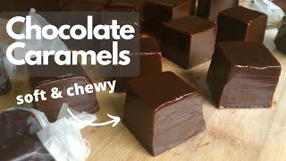 Chocolate Caramels  Old Fashioned Candy Making [upl. by Constantia941]