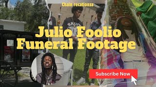 Julio Foolio Funeral Footage Casket Horses Carriage [upl. by Harat]