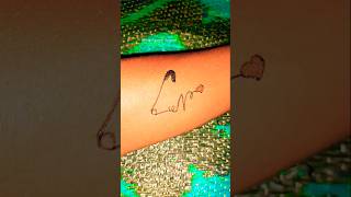 N safety pin tattoo design shorts [upl. by Marlyn479]