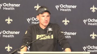 Dennis Allen Recaps Loss to LA  SaintsChargers Postgame  2024 NFL Week 8 [upl. by Kazue]