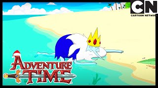 CAST AWAY ICE KING ON A SAD VACATION  Adventure Time  Cartoon Network [upl. by Abana]