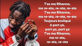 Tiakola  Riri  No camera ParolesLyrics [upl. by Enirhtak]