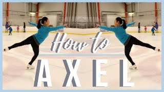 HOW TO DO THE AXEL JUMP  Coach Michelle Hong [upl. by Erdna]