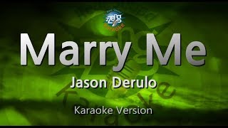 Jason DeruloMarry Me Karaoke Version [upl. by Leterg804]