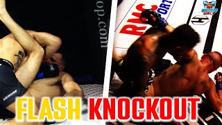 Masterful Spinning Back Kick Vs Elite Submission Moves  Highlights MMA mma mmaonly hexagone [upl. by Akinwahs]