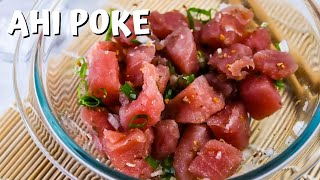 Traditional HAWAIIAN POKE recipe [upl. by Ramyaj738]