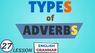 Types of adverbs in English  place time frequency manner degree  Basic English Grammar [upl. by Ahsienod]