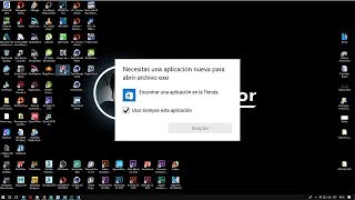 SOLUCION DEFINITIVA Necesitas una aplicación nueva para abrir este archivo exe W10  Fast Tut [upl. by Aikin]