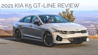 2021 KIA K5 GT Line Review [upl. by Nirred264]