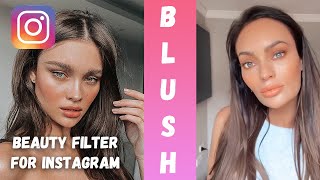 BLUSH  BEAUTY INSTAGRAM FILTER Spark AR Tutorial [upl. by Anifur468]