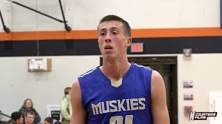 Joe Wieskamp 37 Points In Three Quarters In Season Opener Iowa Commit Throws Down Some Nasty Dunks [upl. by Otrebmuh]