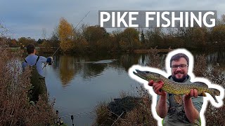 PIKE FISHING Return to the big pit  MINCE PIE REVIEWS ARE BACK [upl. by Lakin156]