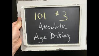 GEOL 101  3  Absolute Age Dating [upl. by Jamill434]