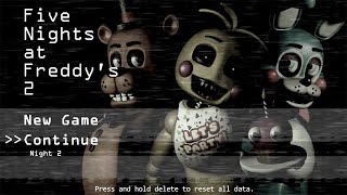 FNaF 1 2 3 4 5 6 Main Menu fanmade [upl. by Phares]