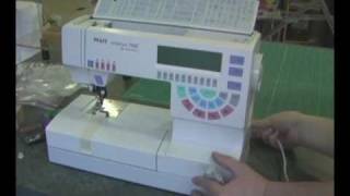 Start Sewing with Pfaff 7550  Part 1 [upl. by Ahseiyn]