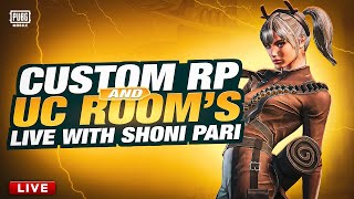 ONLY CHICKEN 325UC GIVEAWAY  PUBG MOBILE ADVANCE CUSTOM ROOMS UC GIVEAWAY  SHONI PARI GAMING [upl. by Groos]