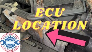 Nissan XTrail Diesel 2008 Engine ECU Location [upl. by Yokoyama219]