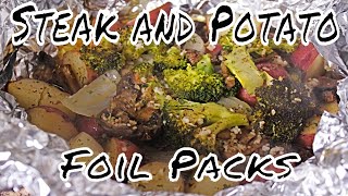 Steak and Potato Foil Packs  Air Fryer [upl. by Urquhart]