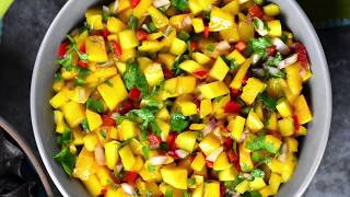 Mango Salsa Recipe [upl. by Undis872]