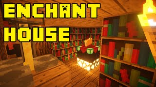 Minecraft EnchantingAnvilBrewing House Tutorial XboxPCPEPS3 [upl. by Eldreda]