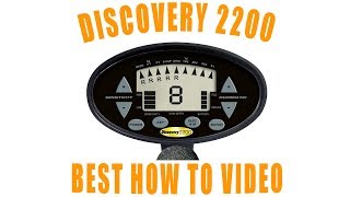 Discovery 2200 Bounty Hunter Metal Detector Review Demonstration and How to Setup Tutorial [upl. by Nyllij492]