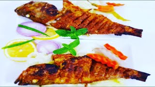 Spicy Hamour Fish Grill Recipe in TamilMiddle Eastern Fish Grill طريقة عمل هامور مشوى [upl. by Yleve]