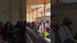 KEDARNATH DARSHAN LINE 🥱😐 Diwali Crowd at shre kedarnath dham 🔱🕉️deepawali kedarnath mahakal [upl. by Milan]