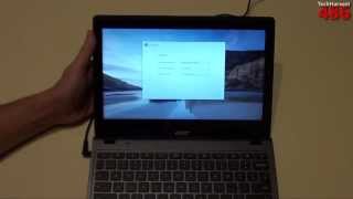 Acer Touchscreen Chromebook Unboxing C720P [upl. by Zaob163]