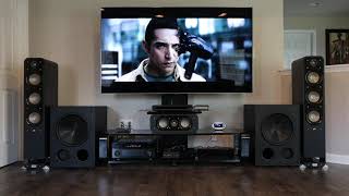 Polk Audio Signature HT with Dual Rythmik FVX15s 722 Dolby ATMOS Sound Demo  Terminator Dark Fate [upl. by Araldo]