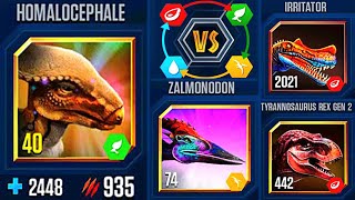 HOMALOCEPHALE TOURNAMENT  JURASSIC WORLD THE GAME [upl. by Zined174]