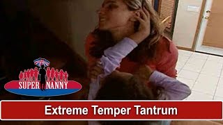 Extreme Temper Tantrum At Bedtime  Supernanny [upl. by Nylrac]