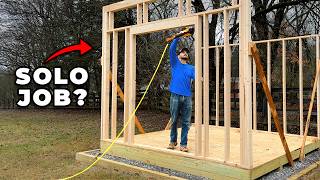 Framing an Overbuilt Shed [upl. by Towroy734]