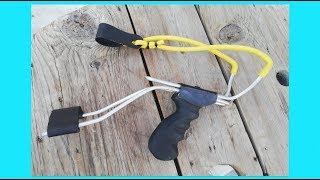 🔴 como hacer resortera deportiva casera  slingshot homemade [upl. by Aziul]