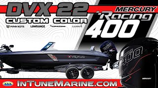 Vexus Boats DVX 22 w400 MERCURY RACING MOTOR 1ST EVER WALKTHROUGH [upl. by Nosneb]