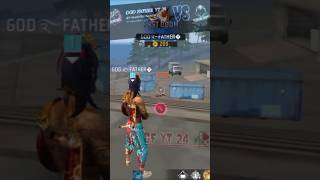 GOD FATHER YT 24 Vs OG OFFICIAL 1Vs 1 CUSTOM ONLY ONETAP ff edit headshot virslshorts [upl. by Alfredo]