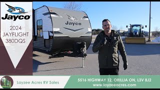 2024 Jayco Jayflight 380DQS  Slicker then Gelling Down your Chest Hair  Layzee Acres RV Sales [upl. by Missak]