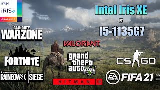 Intel Iris Xe graphics Test in 8 games  Intel iris Xe gaming [upl. by Annavaig347]