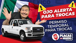 Como sacar permiso temporal para Viajar A México en trocá o camioneta [upl. by Tacye461]