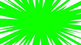 Efeitos Chroma Key Anime Zoom Green Screen Speed Lines  Chroma Key Pantalla Verde [upl. by Kerek]