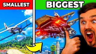 Upgrading smallest to BIGGEST plane in GTA 5 [upl. by Seaton]