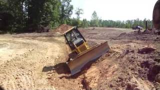 Dozer Working on a Steep Slope [upl. by Fattal]