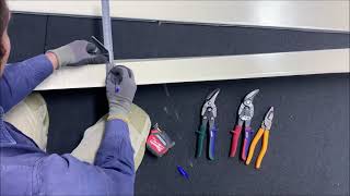 How to  Cut right angle trunking [upl. by Aretha]